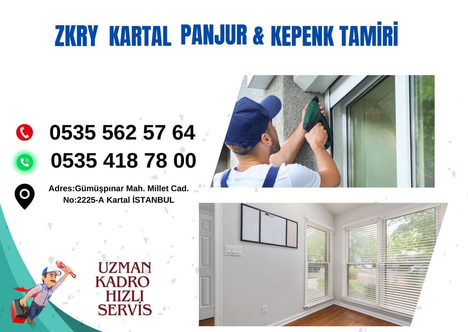Kartal Kepenk ve Panjur Tamiri